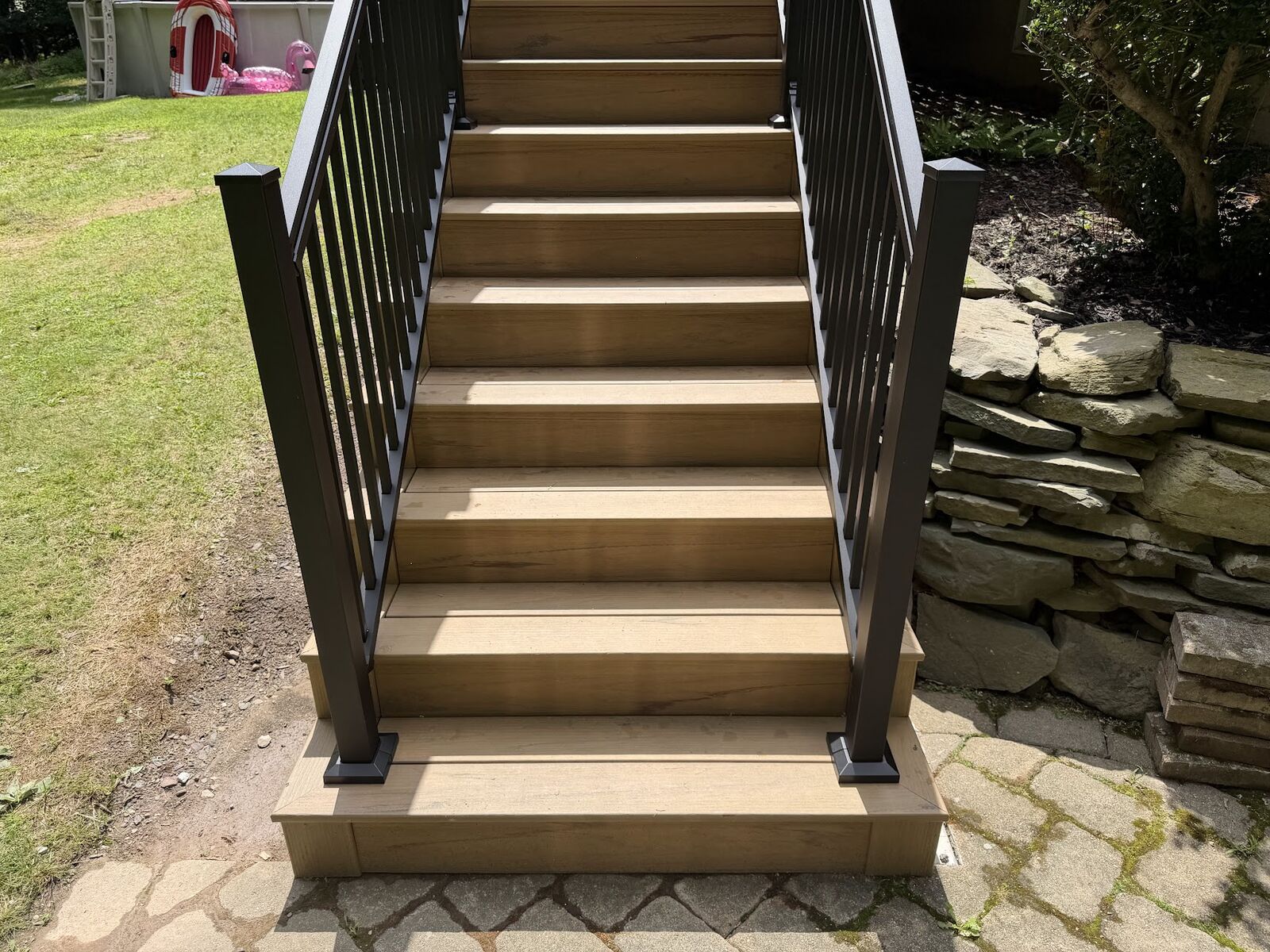 Deck Stairs & Railing